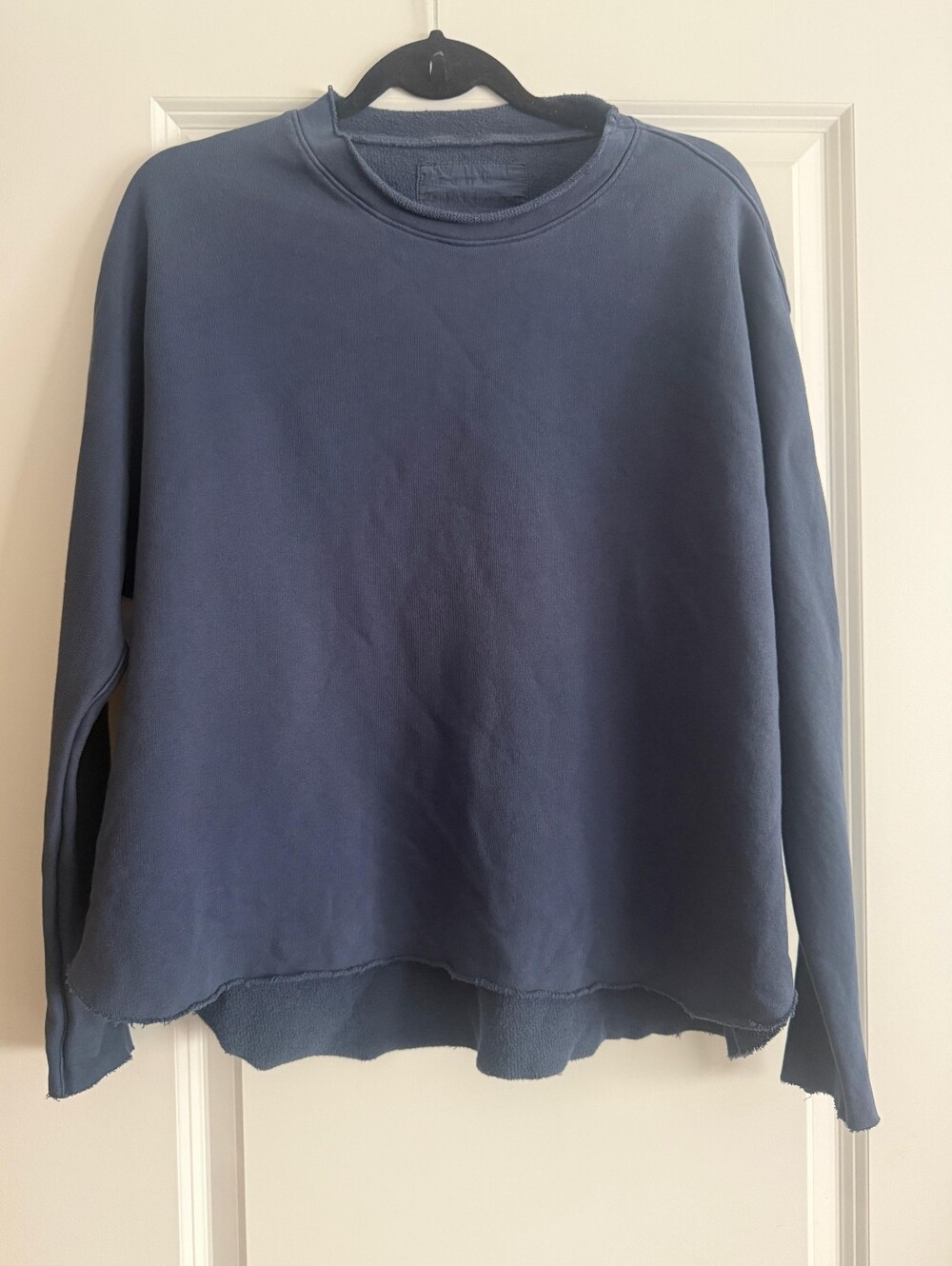 NWOT Frank & Eileen Anna Triple Fleece Long-Sleeve Blue Capelet